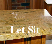 Let the Granite Cleaner Sit.