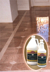 Marble floor 
cleaner.