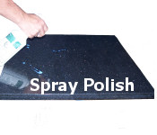 Spray on Stone Polish.